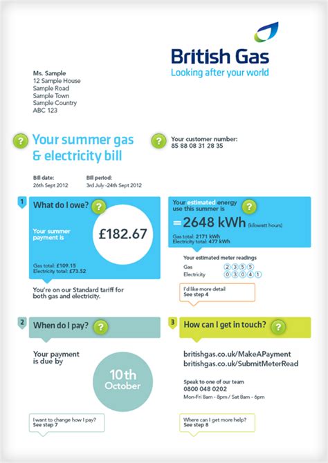 something wrong with my bill british gas